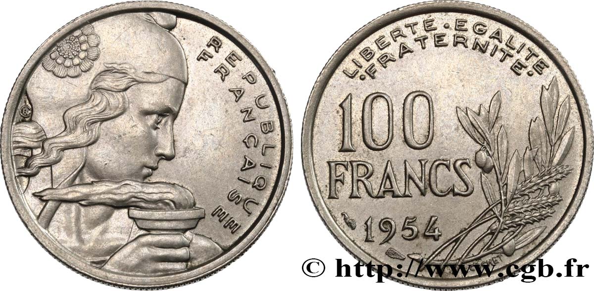 100 francs Cochet 1954  F.450/2 SUP 