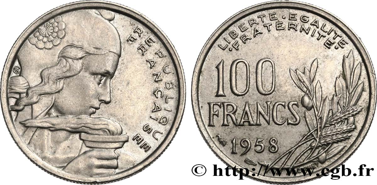 100 francs Cochet 1958  F.450/12 SS50 