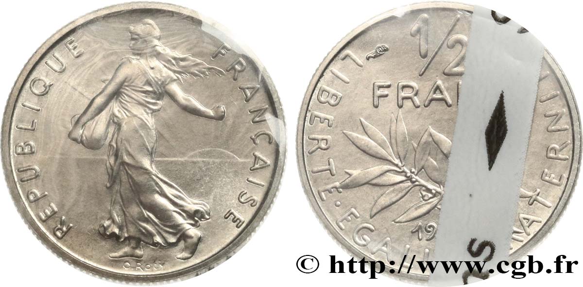 1/2 franc Semeuse 1973 Pessac F.198/12 ST 