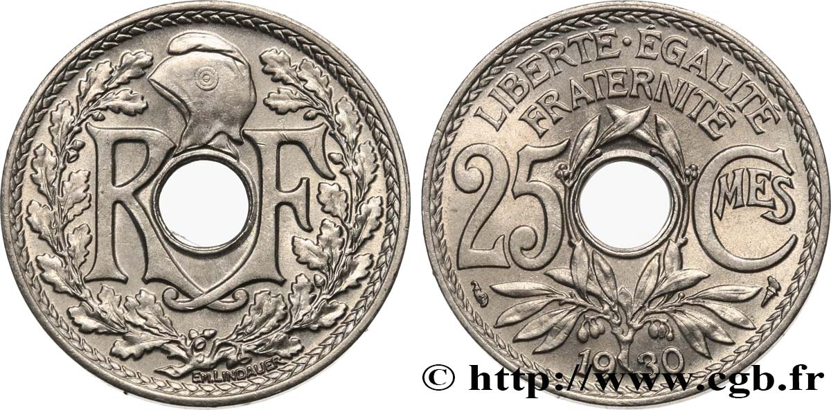 25 centimes Lindauer 1930  F.171/14 SUP58 