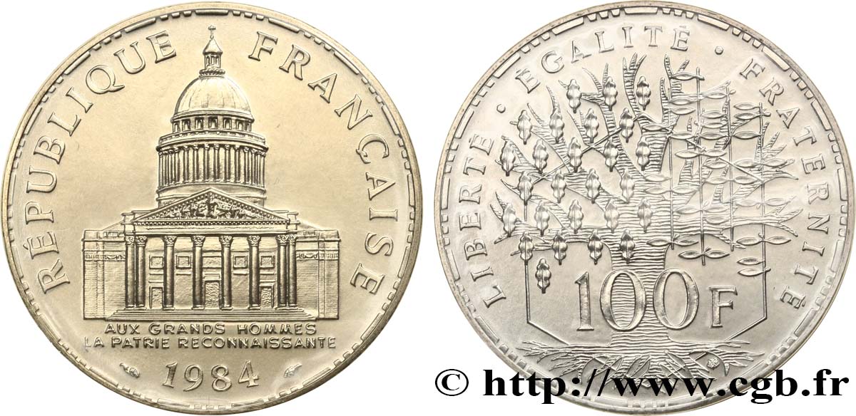 100 francs Panthéon 1984  F.451/4 MS 