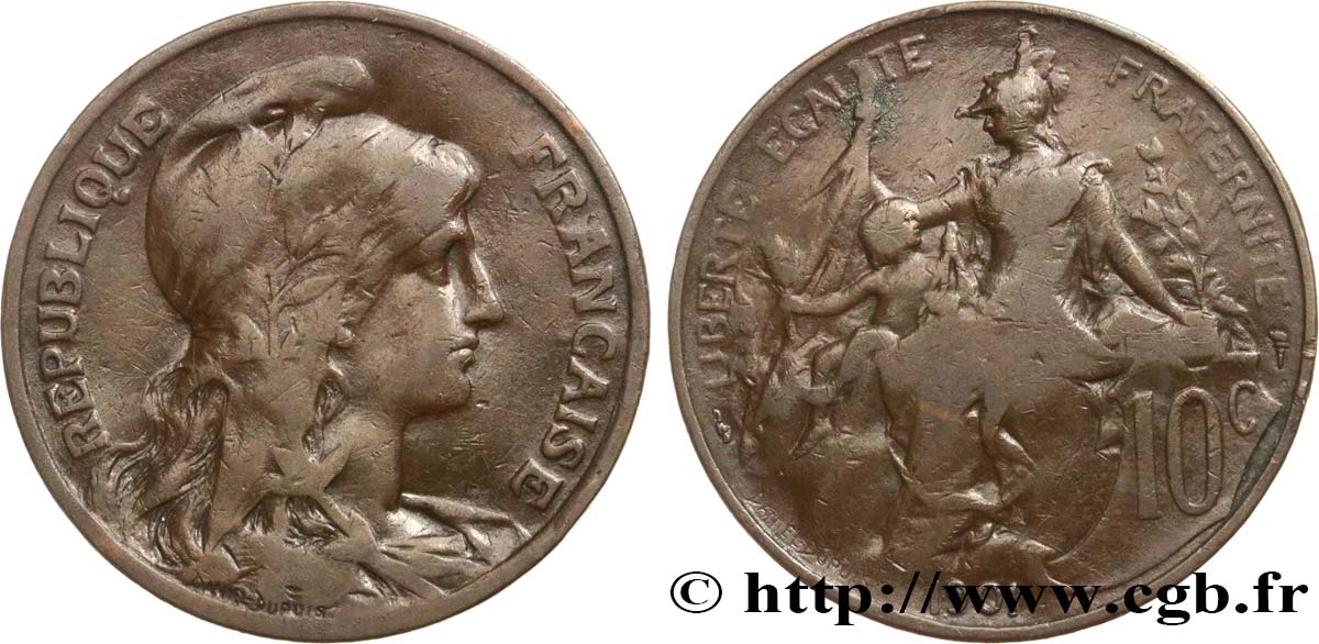 10 centimes Daniel-Dupuis 1901  F.136/10 MB15 