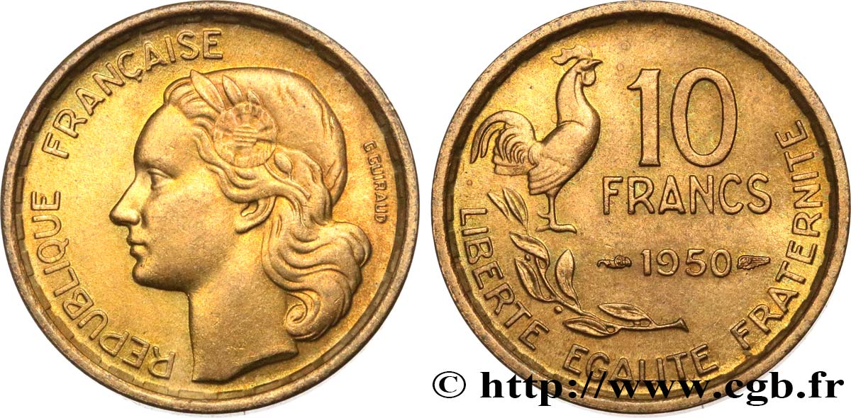 10 francs Guiraud 1950  F.363/2 AU 