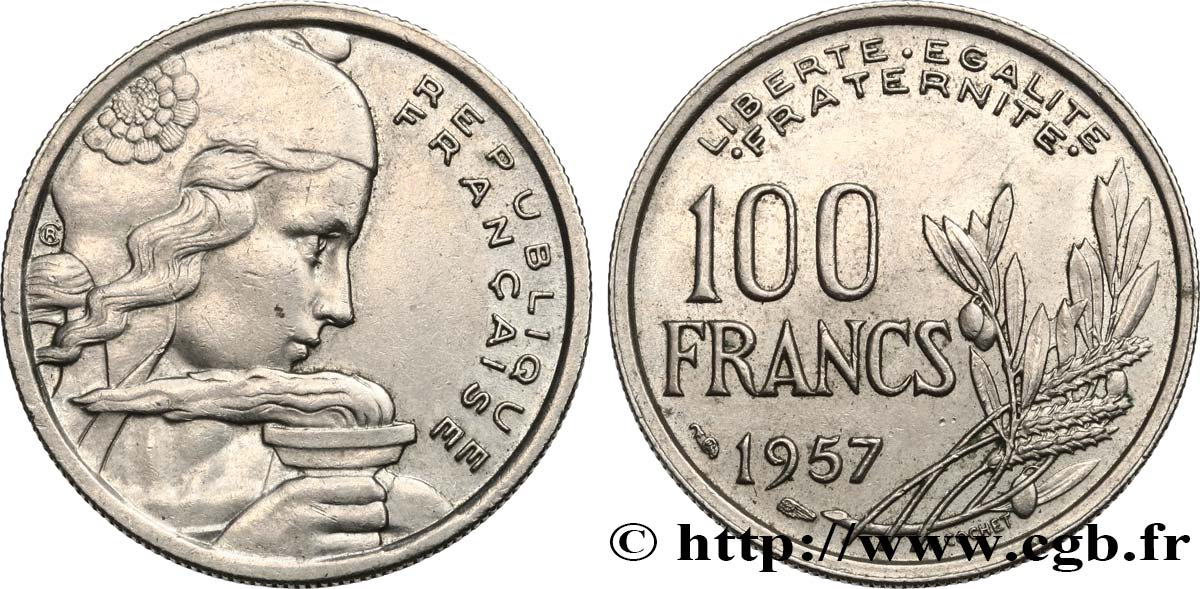 100 francs Cochet 1957  F.450/10 BB 