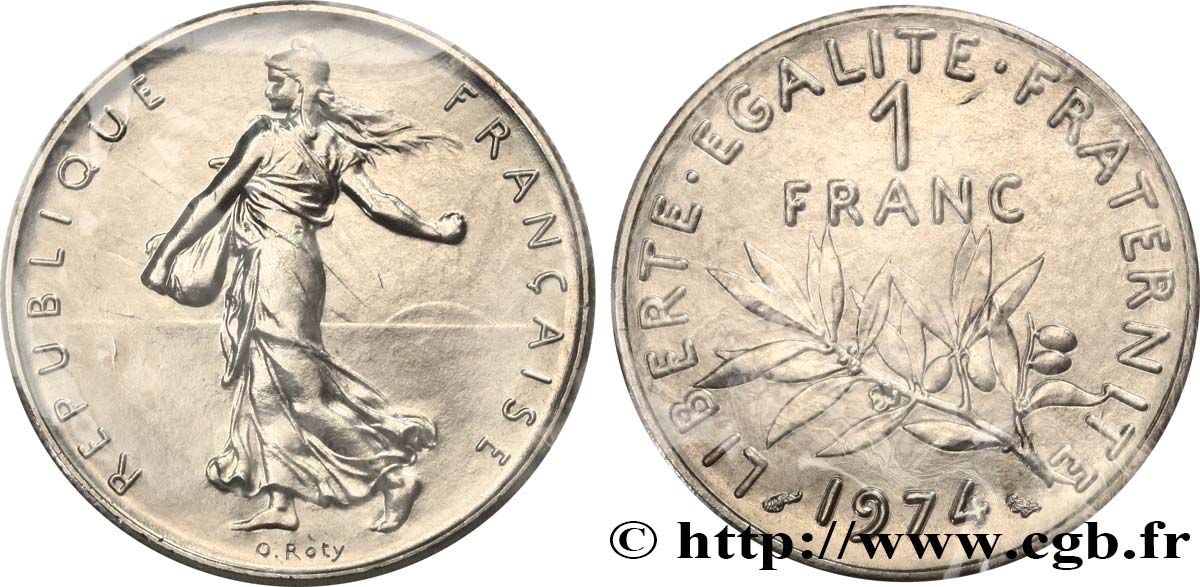 1 franc Semeuse, nickel 1974 Pessac F.226/19 FDC 