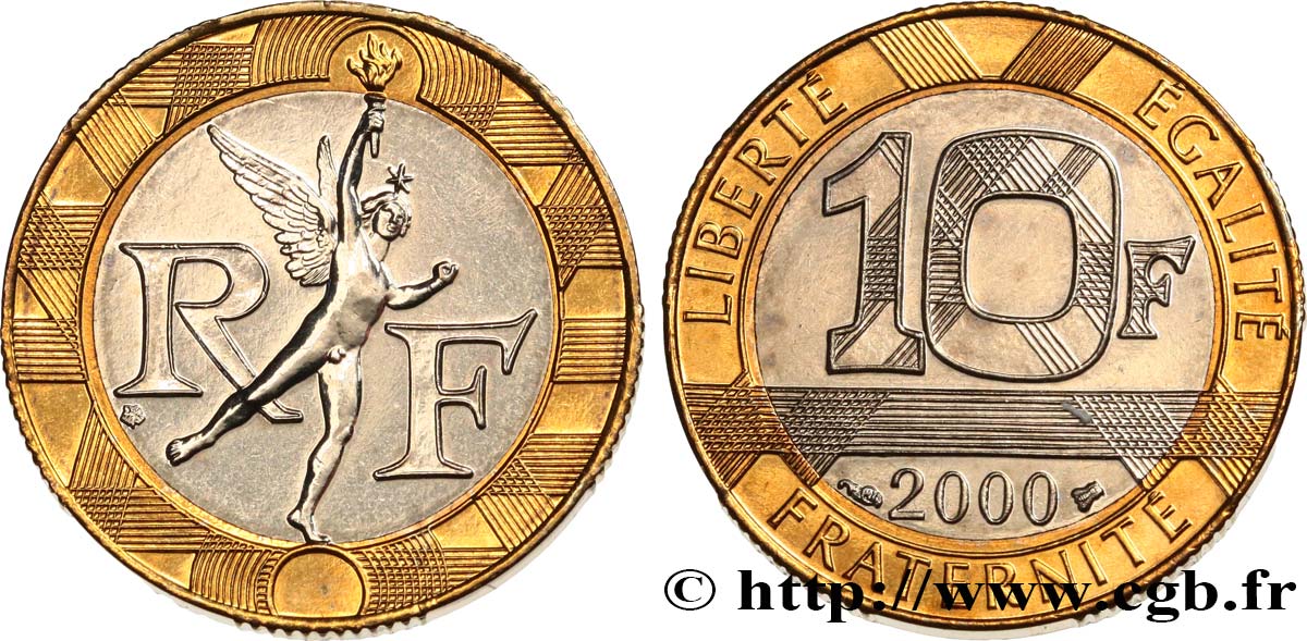 10 francs Génie de la Bastille 2000 Pessac F.375/17 ST 