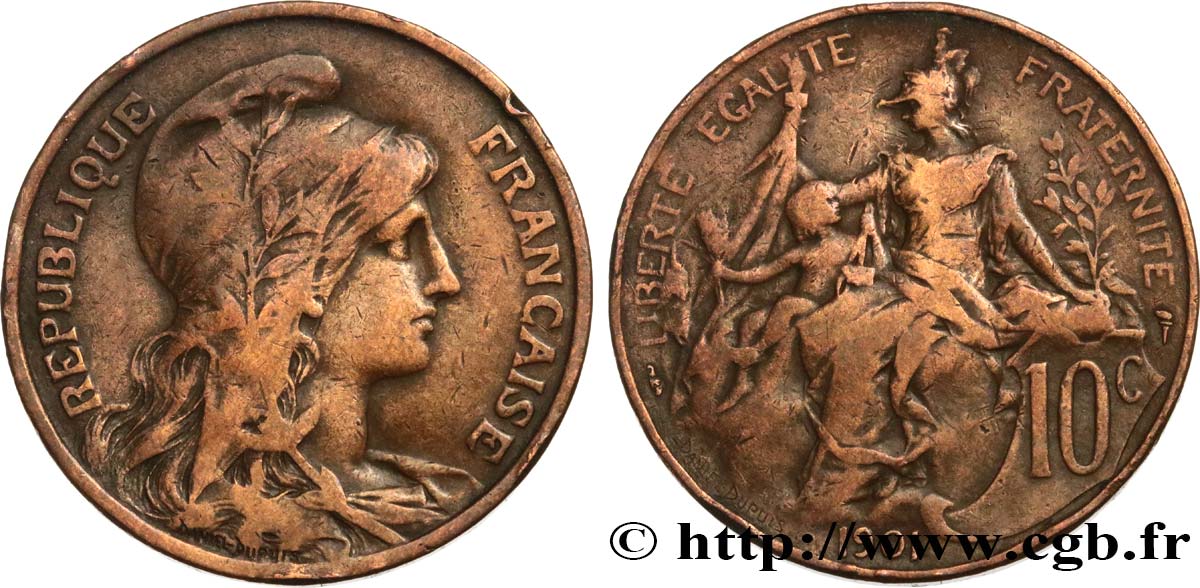 10 centimes Daniel-Dupuis 1901  F.136/10 S 