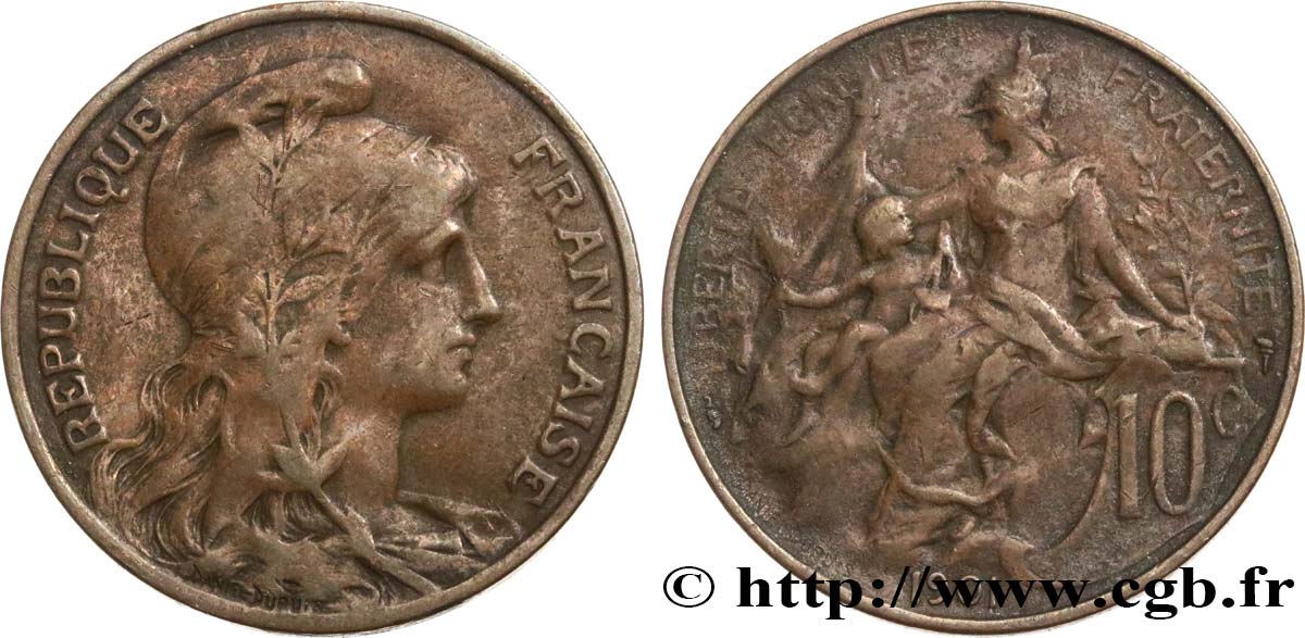 10 centimes Daniel-Dupuis 1901  F.136/10 S20 