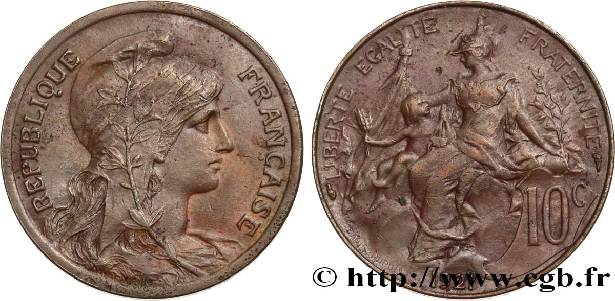 10 centimes Daniel-Dupuis 1921  F.136/30 TTB45 