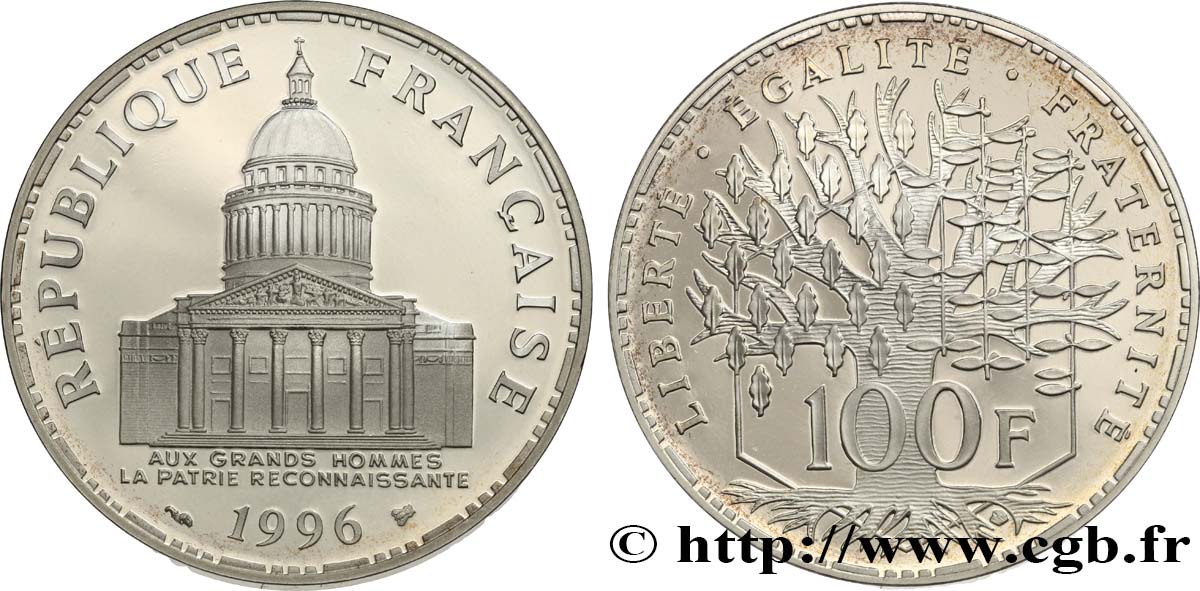 100 francs Panthéon, Belle Épreuve 1996  F.451/19 ST 