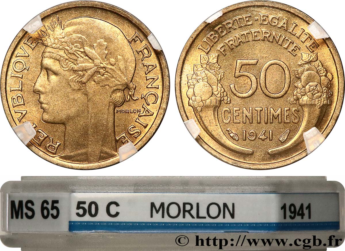 50 centimes Morlon 1941  F.192/18 ST65 GENI