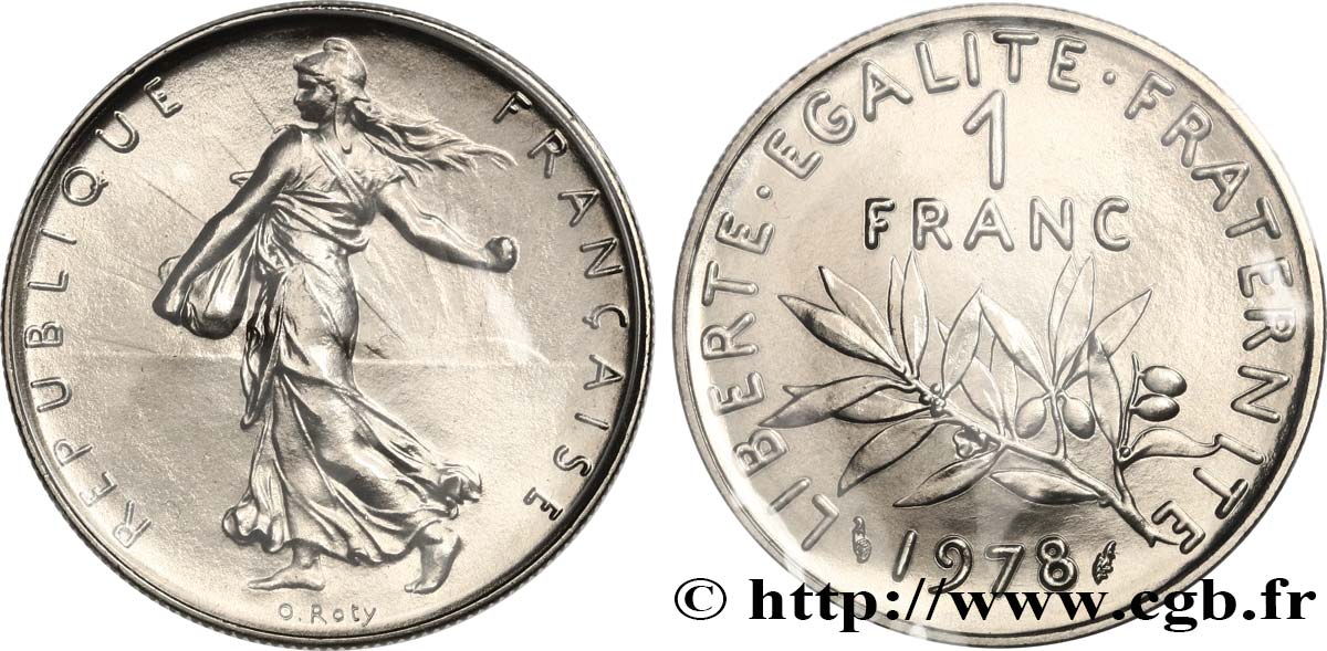 1 franc Semeuse, nickel 1978 Pessac F.226/23 MS 