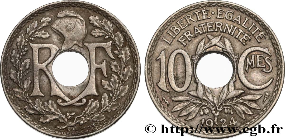 10 centimes Lindauer 1924 Poissy F.138/11 TTB45 