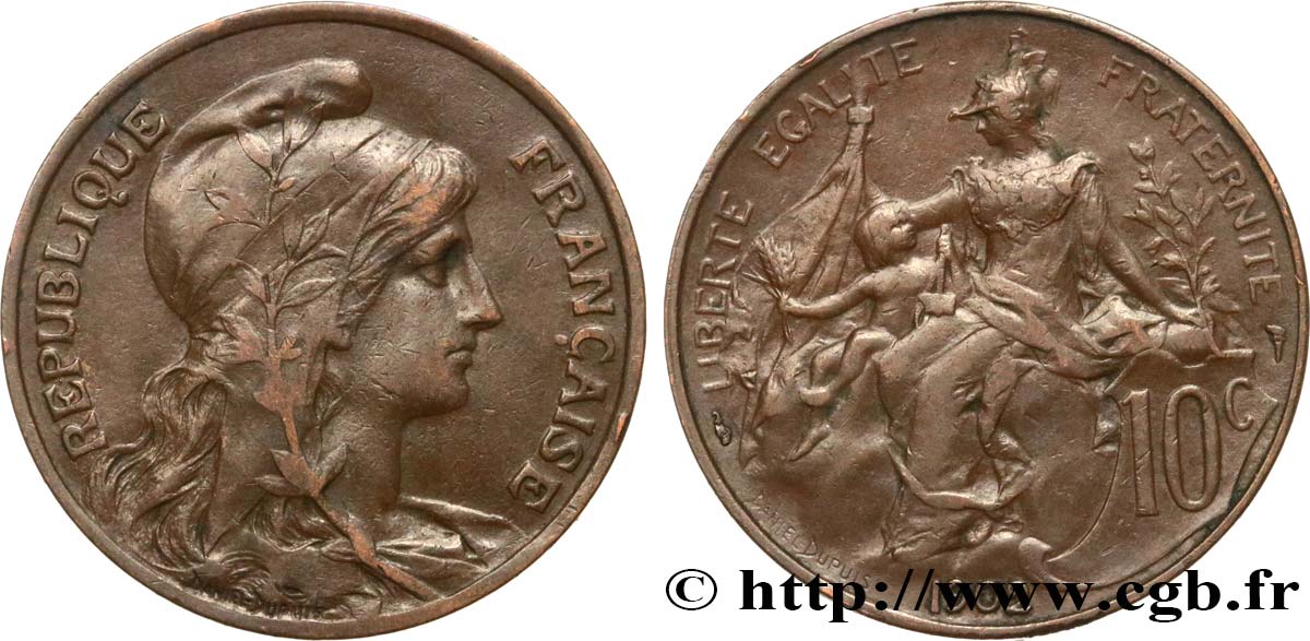 10 centimes Daniel-Dupuis 1902  F.136/11 MBC40 