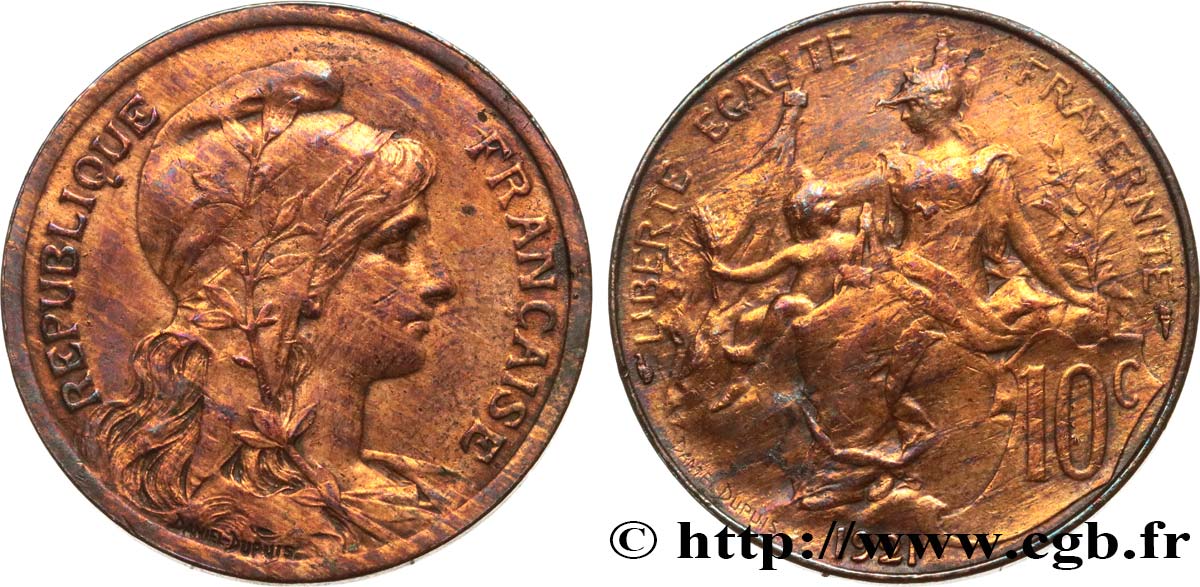 10 centimes Daniel-Dupuis 1921  F.136/30 VF 