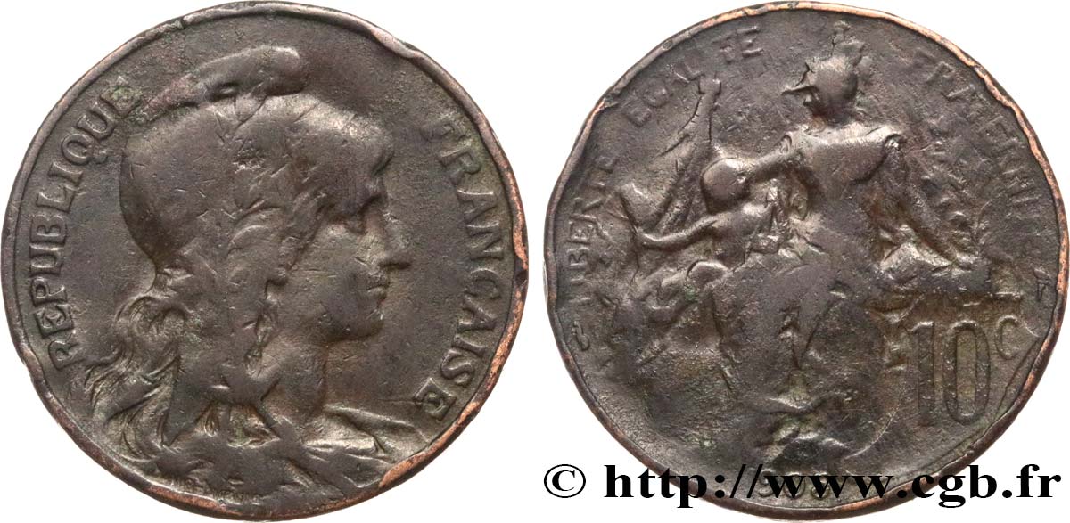 10 centimes Daniel-Dupuis 1905  F.136/14 RC10 