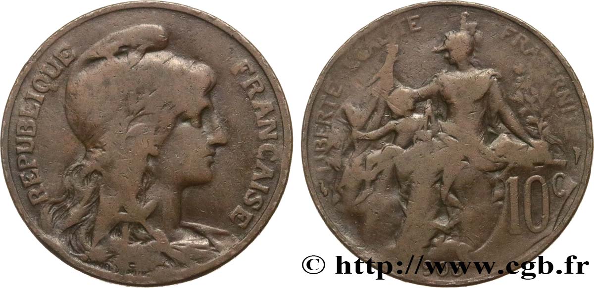 10 centimes Daniel-Dupuis 1905  F.136/14 RC10 