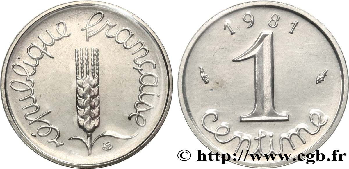 1 centime Épi 1981 Pessac F.106/38 MS 