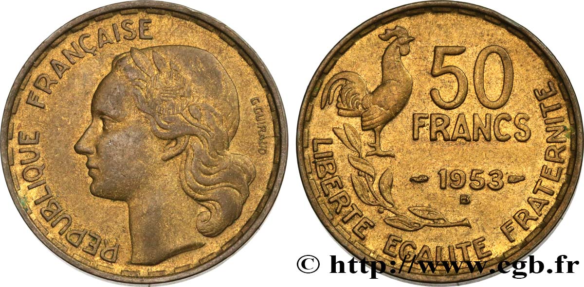 50 francs Guiraud 1953 Beaumont-le-Roger F.425/11 SS45 