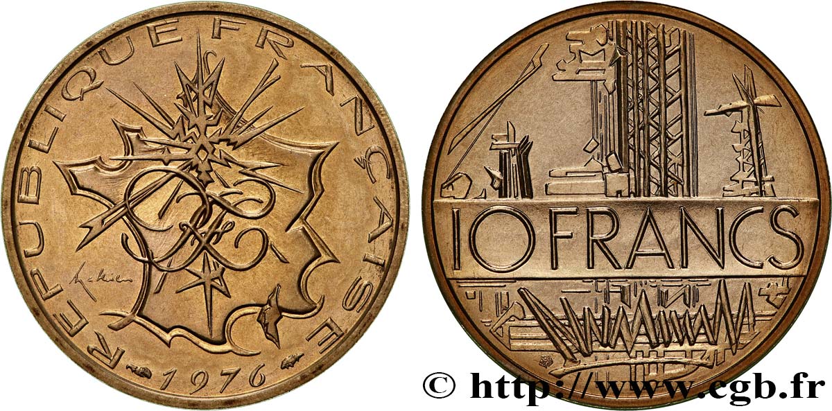 10 francs Mathieu 1976 Pessac F.365/4 MS 