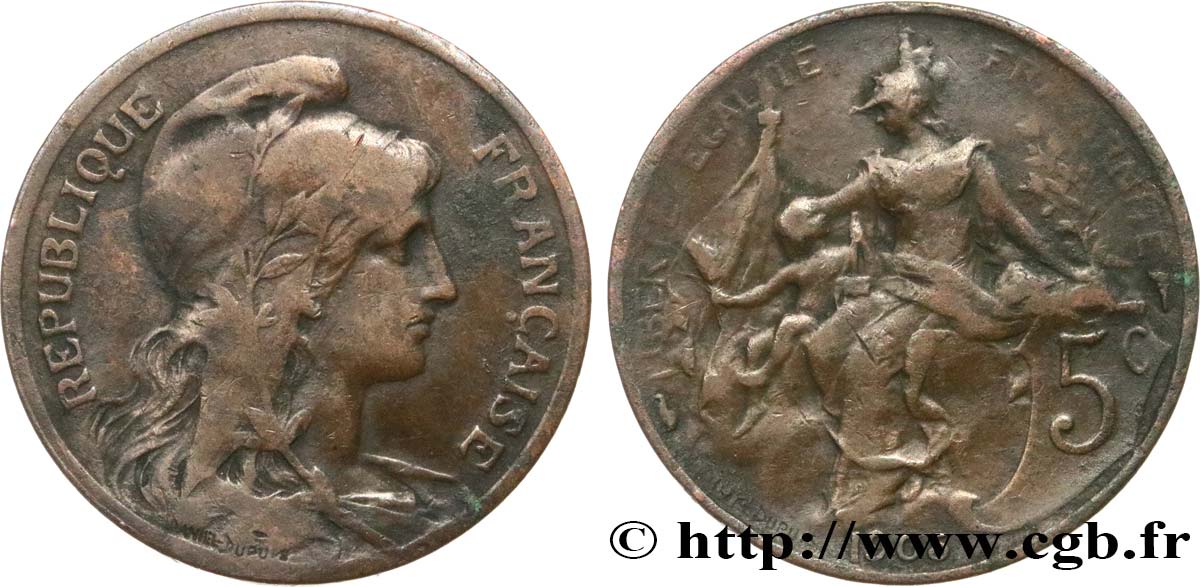 5 centimes Daniel-Dupuis 1905  F.119/15 BC15 