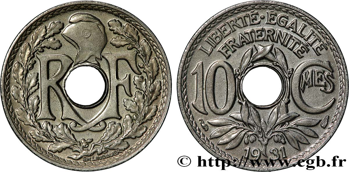 10 centimes Lindauer 1931  F.138/18 EBC55 