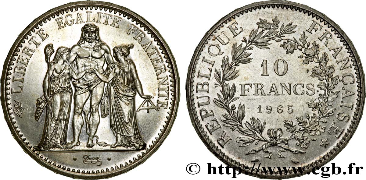 10 francs Hercule 1965  F.364/3 MS 