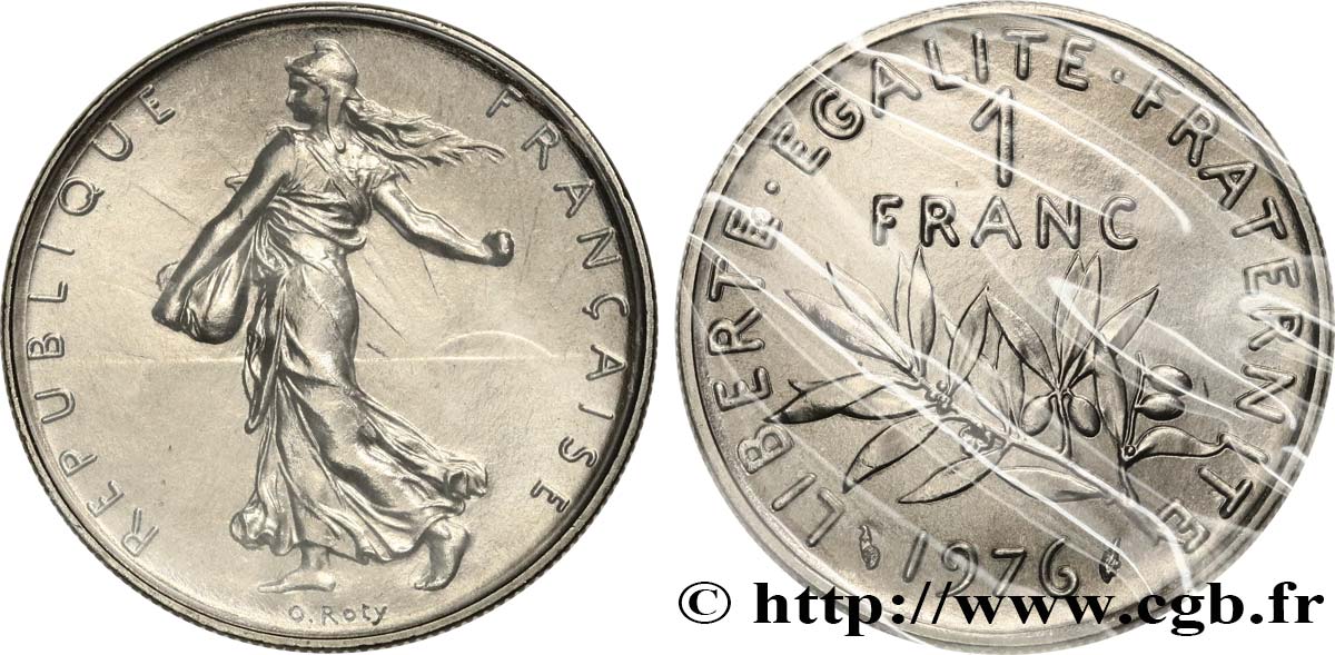 1 franc Semeuse, nickel 1976 Pessac F.226/21 ST 