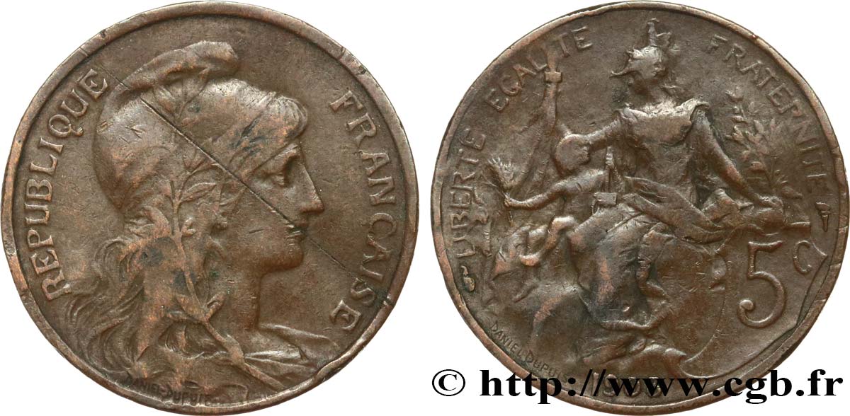 5 centimes Daniel-Dupuis 1903  F.119/13 BC 