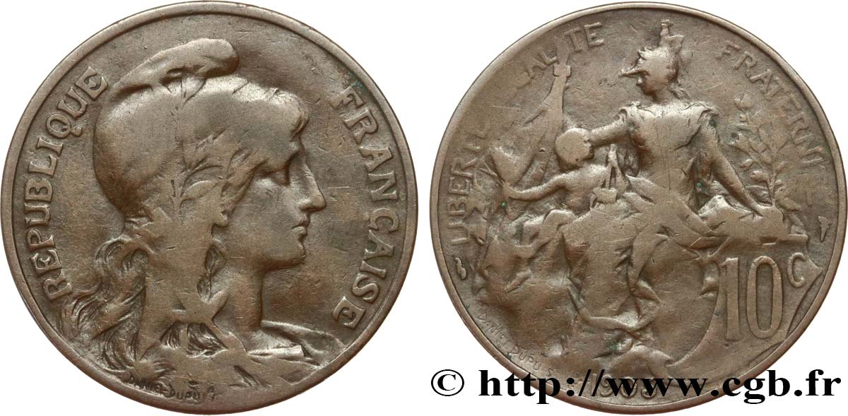 10 centimes Daniel-Dupuis 1905  F.136/14 SGE12 