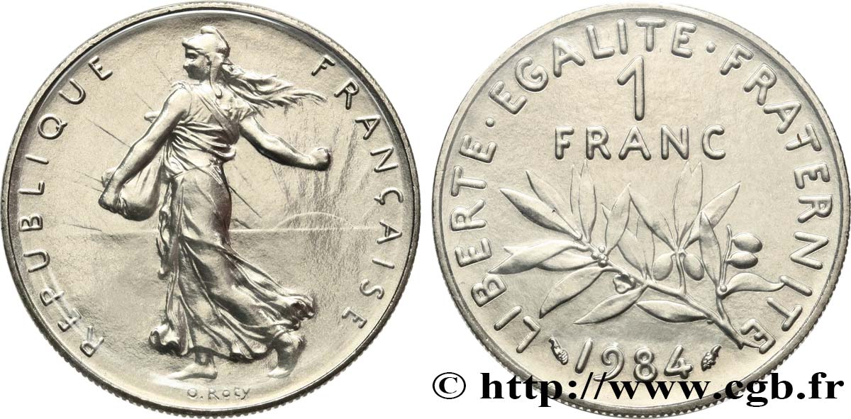 1 franc Semeuse, nickel 1984 Pessac F.226/29 MS 