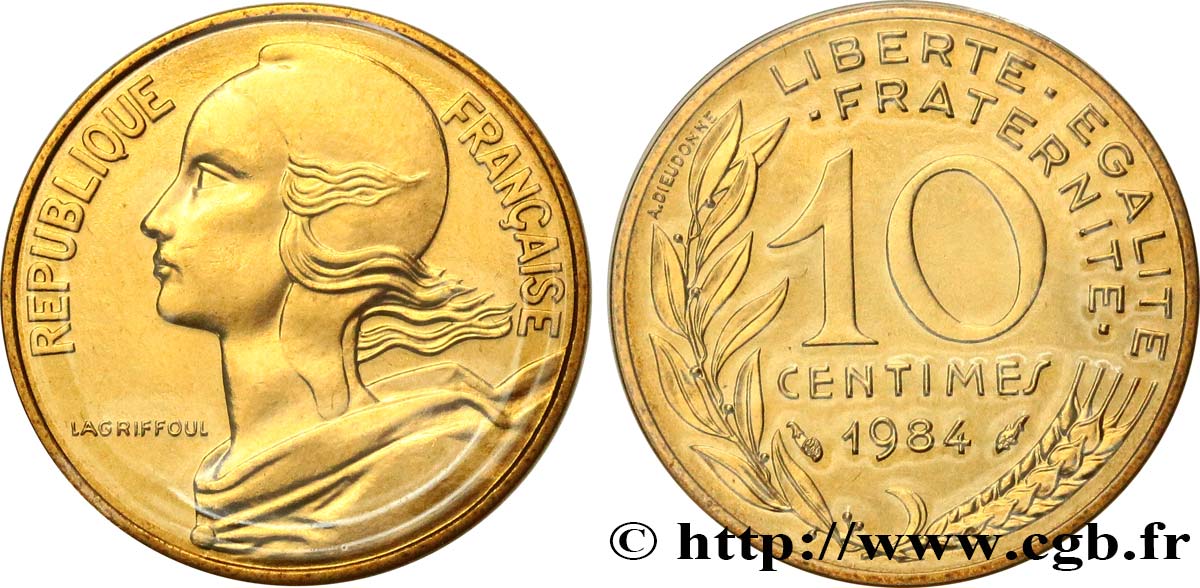 10 centimes Marianne 1984 Pessac F.144/24 FDC 