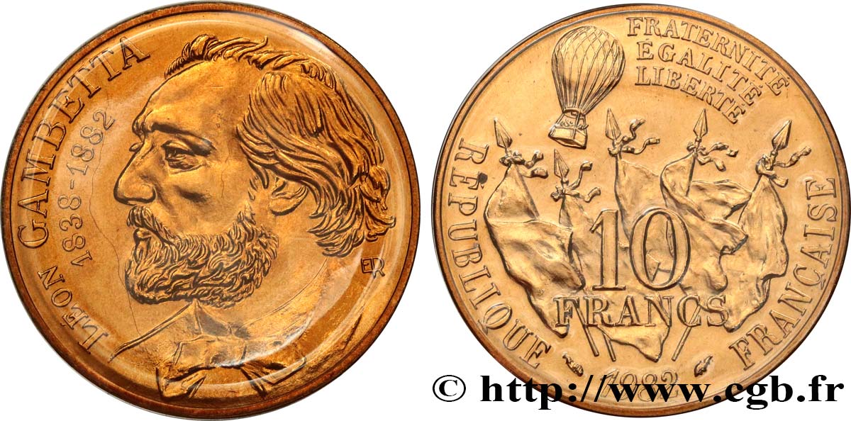 10 francs Gambetta 1982  F.366/2 MS 