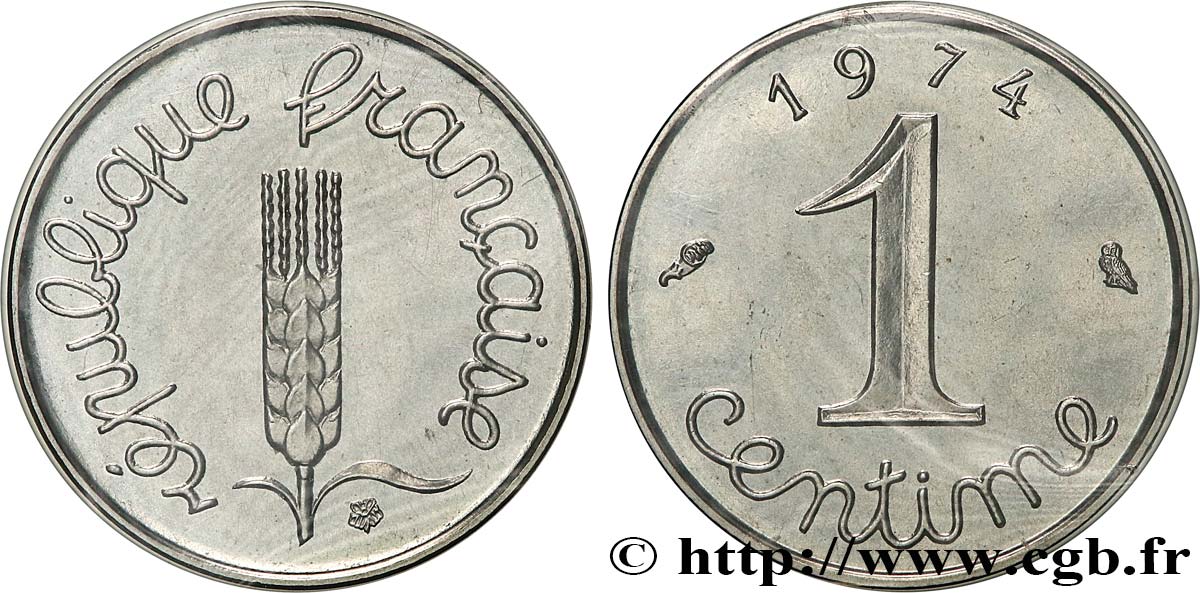 1 centime Épi 1974 Pessac F.106/25 MS 