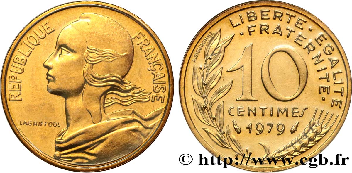 10 centimes Marianne 1979 Pessac F.144/19 FDC 