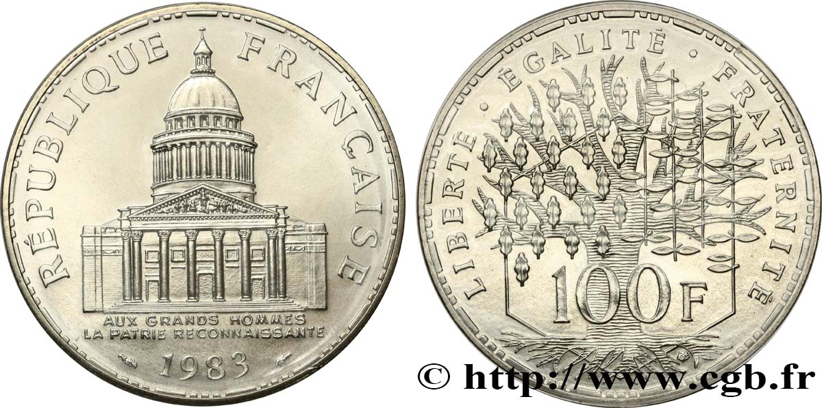 100 francs Panthéon 1983  F.451/3 FDC 