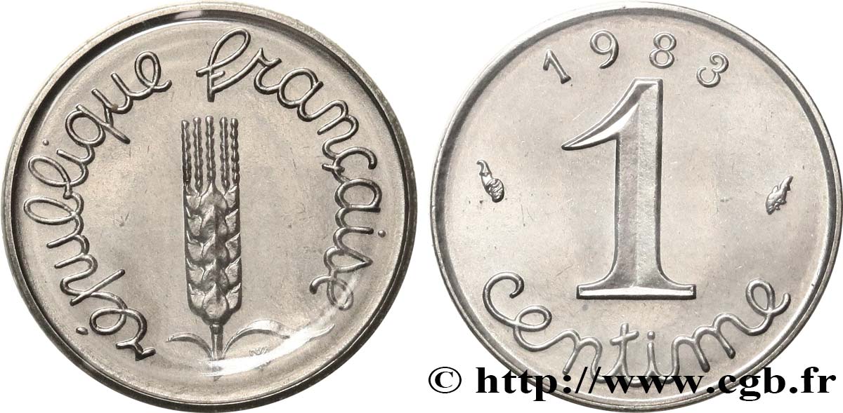 1 centime Épi 1983 Pessac F.106/40 ST 