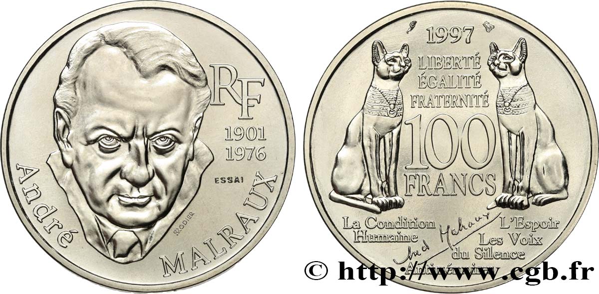Essai de 100 francs Malraux 1997 Paris F.465/1 ST 