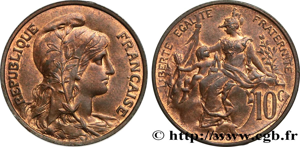 10 centimes Daniel-Dupuis 1898  F.136/5 VZ62 