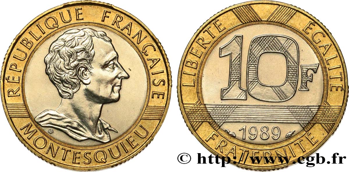 10 francs Montesquieu 1989  F.376/2 ST65 