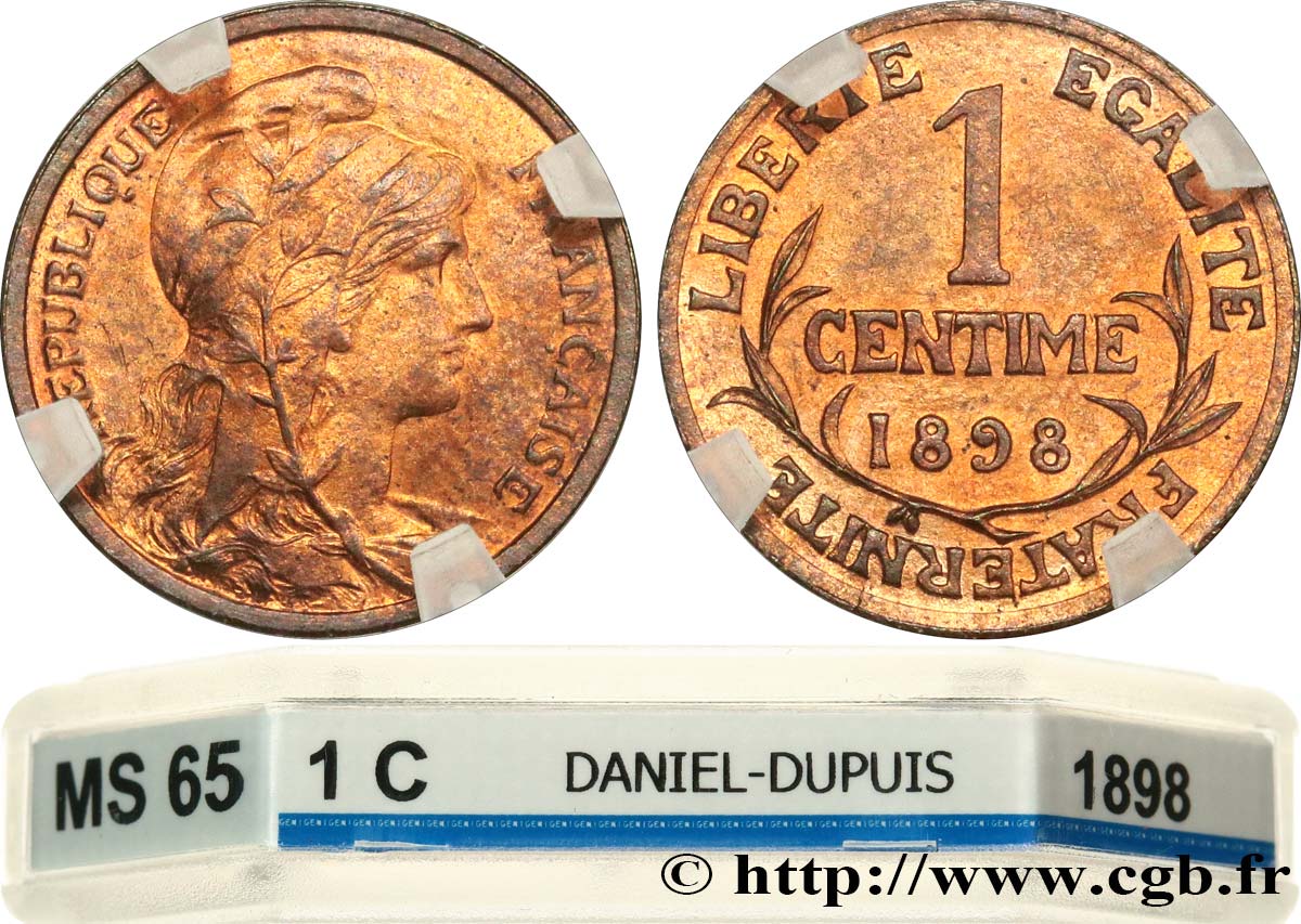 1 centime Daniel-Dupuis 1898 Paris F.105/1 FDC65 GENI