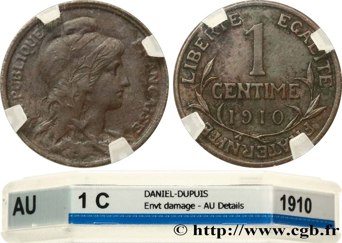 1 centime Daniel-Dupuis 1910 Paris F.105/12 AU GENI