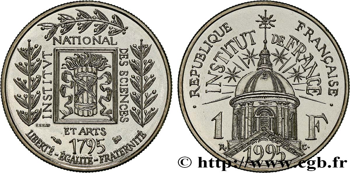 Essai de 1 franc Institut de France 1995 Pessac F.230/1 MS 
