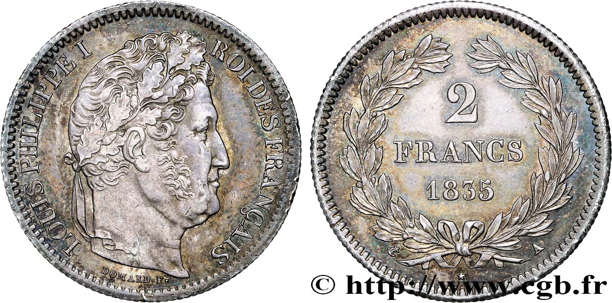 2 francs Louis-Philippe 1835 Paris F.260/42 SPL63 