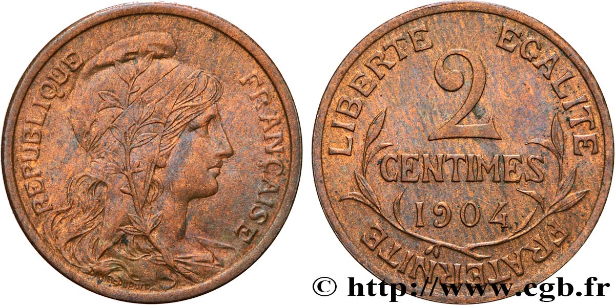 2 centimes Daniel-Dupuis 1904 Paris F.110/9 SS54 