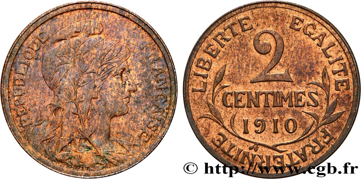 2 centimes Daniel-Dupuis 1910 Paris F.110/13 BB45 