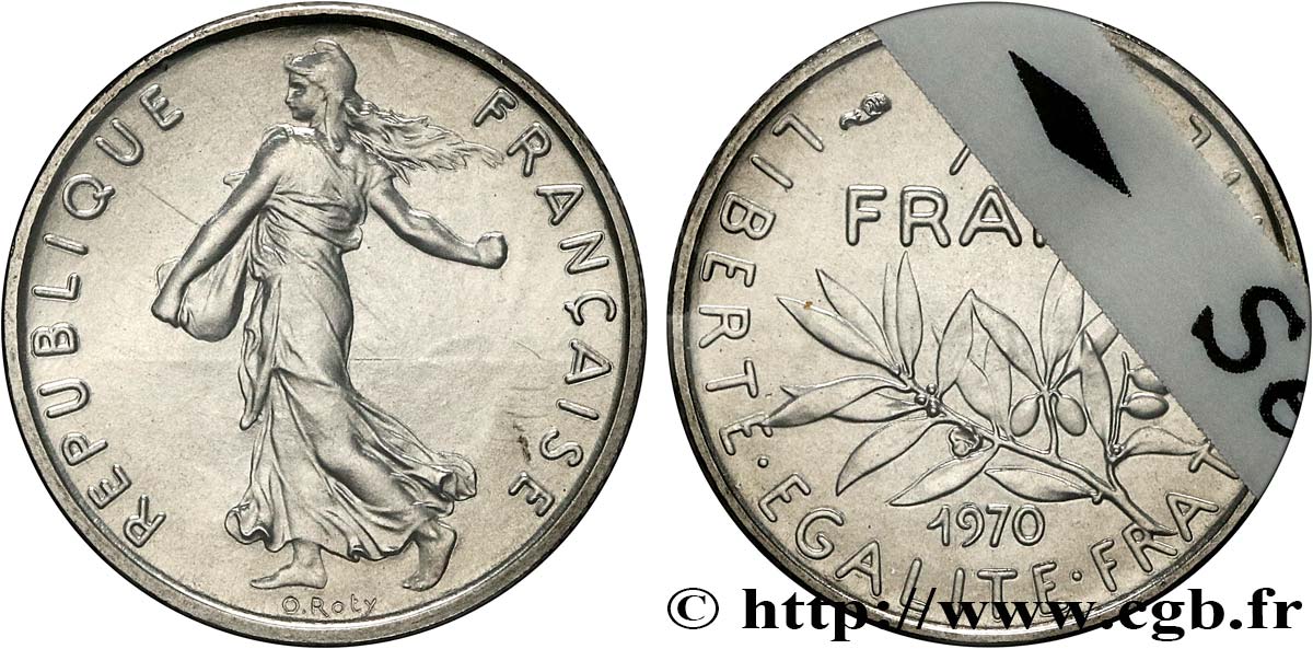 1/2 franc Semeuse 1970 Paris F.198/9 FDC 
