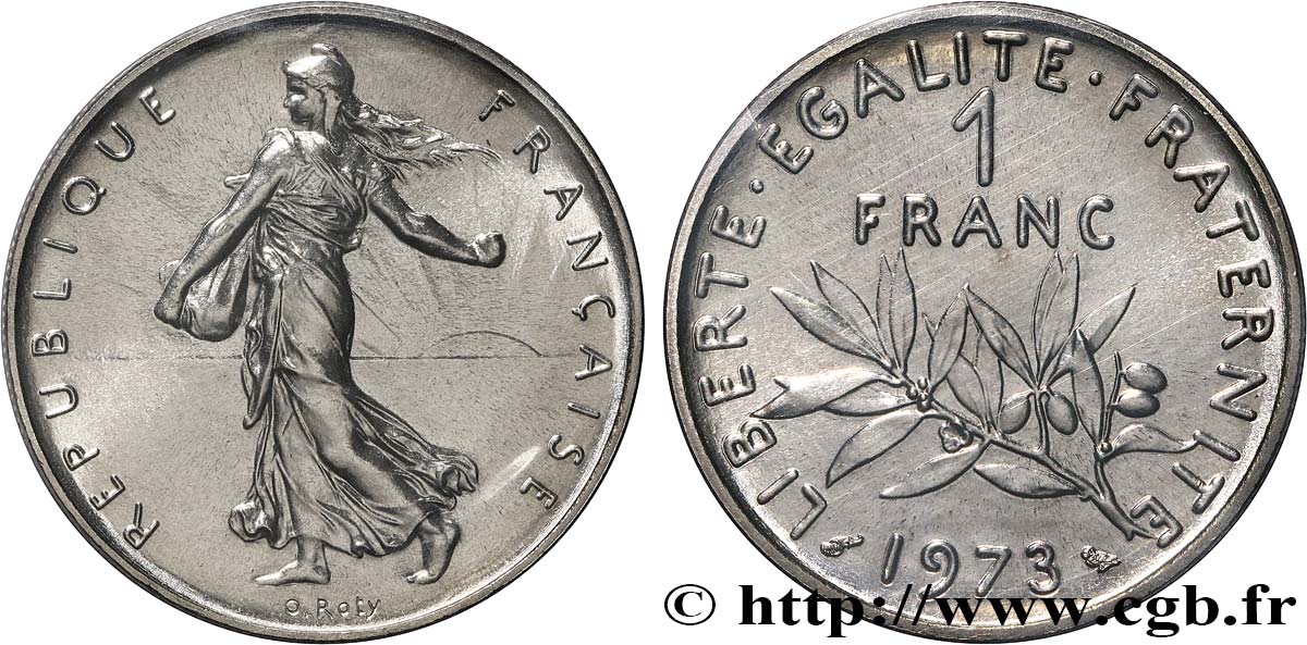 1 franc Semeuse, nickel 1973 Pessac F.226/18 ST 