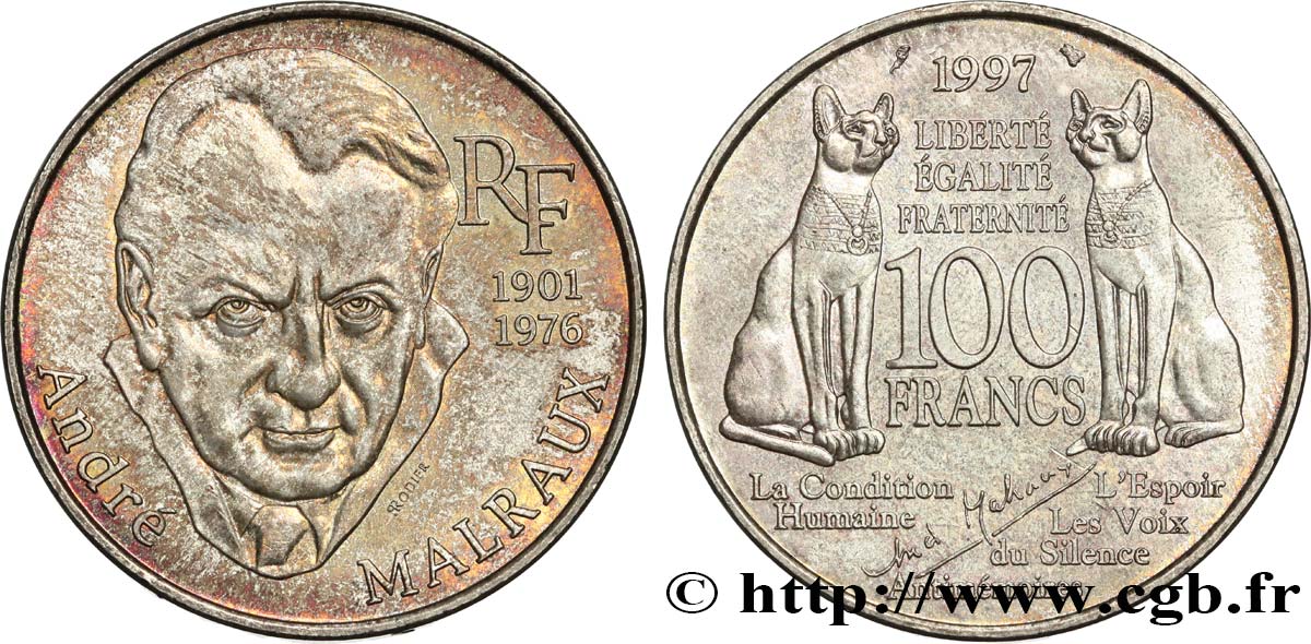 100 francs Malraux 1997  F.465/2 TTB+ 