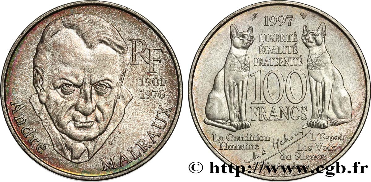 100 francs Malraux 1997  F.465/2 AU 